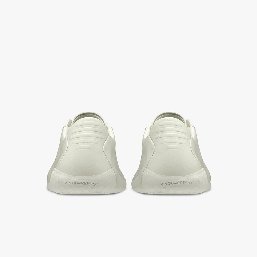 White Men's Vivobarefoot Geo Court II Casual Shoes | Philippines 0080WNBY